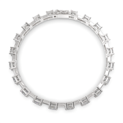 Iolanthe Princess Cut Diamond Tennis Bracelet Prong Set (10 ctw) - Nivetta